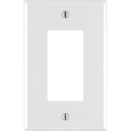 Spark 1 Gang GFCI Decor White Wallplate SP3300733